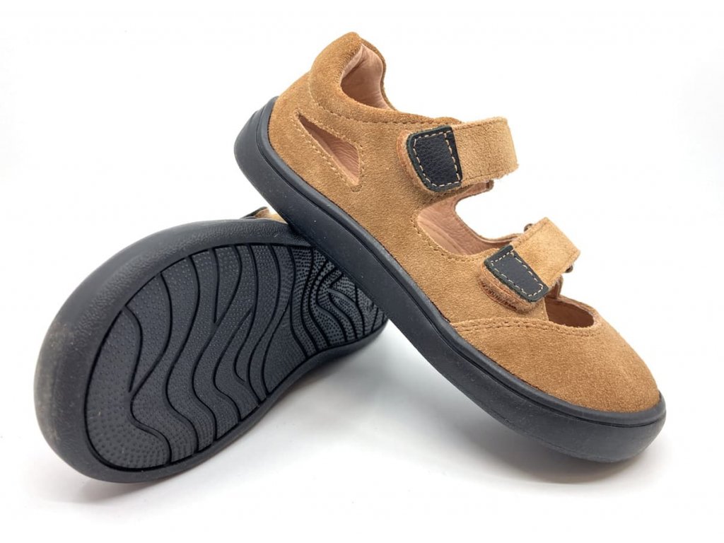 Protetika dětské barefoot sandály Tery Brown